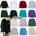 RIPNDIP リップンディップ Lord Nermal Pocket L/S Tシャツ 長袖 ロンT ブラック ホワイト かわいい ネコ キャット 猫 LORD NERMAL スケーター ストリート メンズ レディース ブラック 衣類