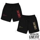 リブフィット LIVE FIT DIVISION SHORTS ショーツ ブラック 黒 ハーフパンツ 短パン メンズ 筋トレ ジム ウエア フィットネス スポーツ トレーニング 正規品 衣類