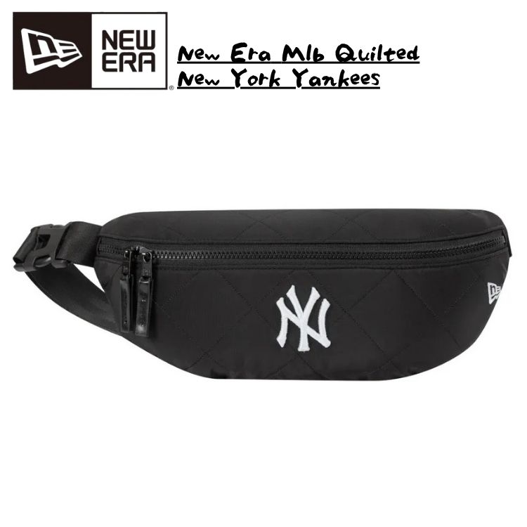 【NEW ERA（ニューエラ）】 New Era Mlb Quilted New York Yankees 【カラー】 ・Black 【商品詳細】 このスタイリッシュでハンズフリーなアクセサリーは、エレガントなキルティングデザインと刺繍されたチームロゴが特徴です。 試合の日にも普段の買い物にも最適で、安全なジッパー付き収納と調節可能なストラップで、ウエストバッグとしてもクロスボディバッグとしても多用途に使えます。 耐久性のあるキルティングポリエステル製で、プレミアムな美しさと実用的な機能を兼ね備え、必需品を常に近くに、そして安全に保ちます。 ・調節可能なキルティング加工のポリエステル製ウエストバッグ ・ジッパー式メインコンパートメント、バックル留めストラップ ・多用途でハンズフリー ・安全で整理された収納 ・カスタマイズ可能な快適さ 【素材】 主素材：キルティングポリエステル 副素材：コットン ロゴ加工：刺繍 ※人気商品につき、在庫切れになる可能性がございます ※お使いのPCやスマホ、タブレットの設定や環境によって実物と若干色味が異なる場合がございます ■■※重要※ お取引に関するご案内■■ 会社概要ページにてお取引に関するご案内をしておりますので必ずご確認・ご了承の上でご購入ください。ご購入前のご確認については楽天市場特約にて定められており、ご確認されていない場合でもご購入された時点で同意したものとみなされます。 ※当店ではお取り寄せ商品を多数取り扱っております。お取り寄せ商品はお届けまでにお時間がかかりますので、必ず配送日程をご確認の上でご購入いただきますようお願いいたします。
