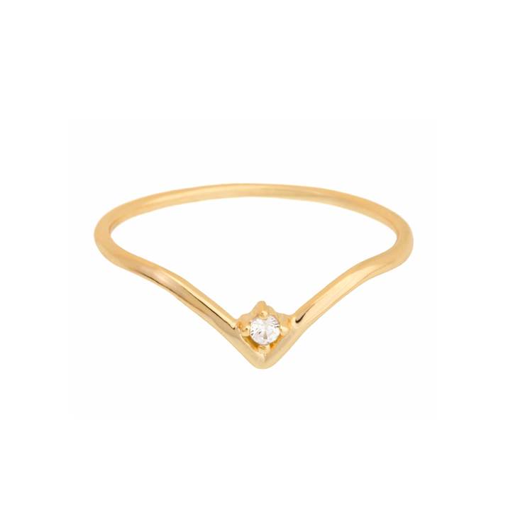 SHASHI シャシ 指輪 リング Dillon Diamond Ring ゴールド アクサセリー 誕生日 プレゼント ギフト 贈り物 お祝い パーティー 結婚式 二次会 人気 ホワイトデー [アクセサリー]