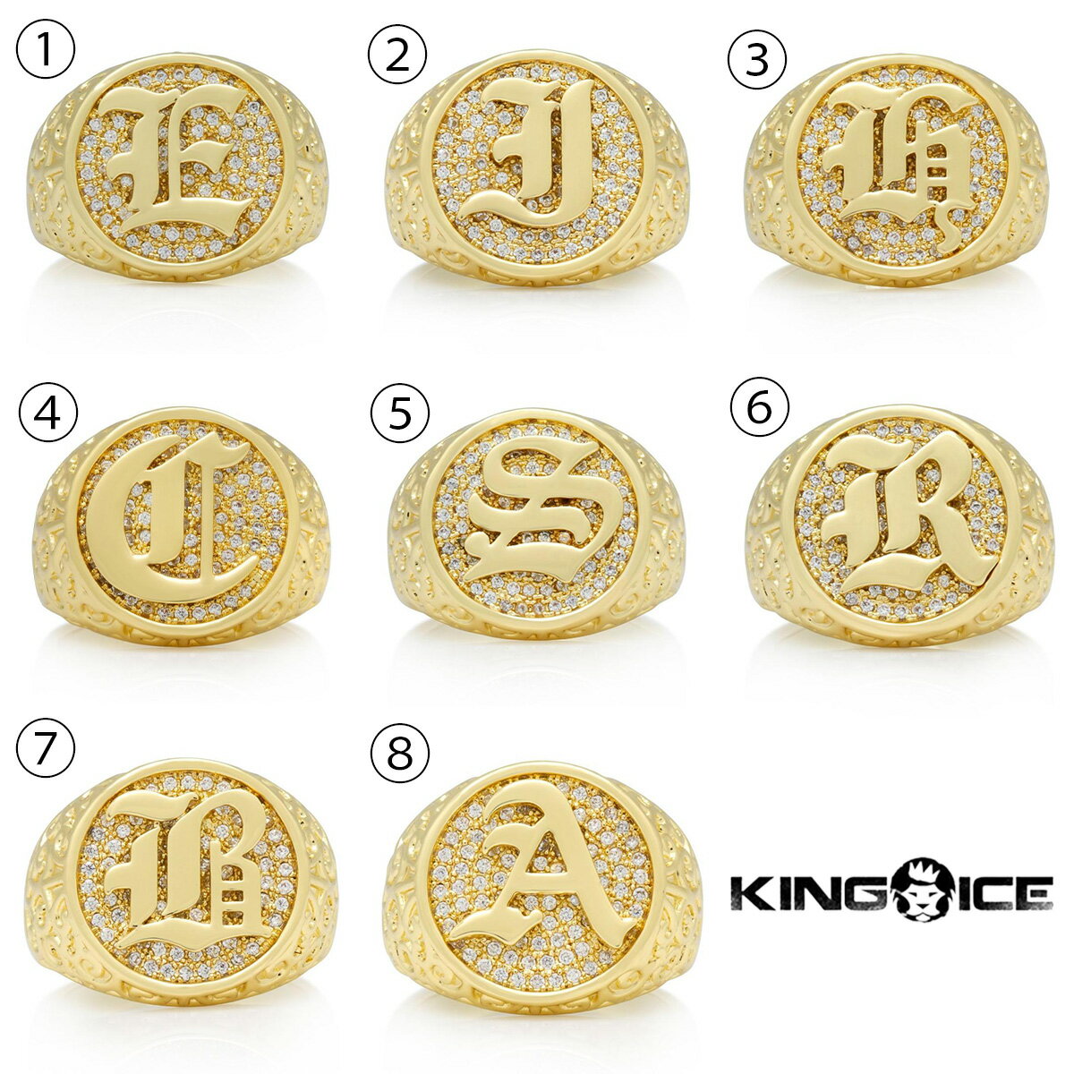 KING ICE 󥰥   14K GOLD OLD ENGLISH LETTER 14k   ֥ ͵[꡼]