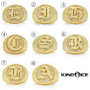 KING ICE LOACX w O 14K GOLD OLD ENGLISH LETTER 14kS[h  Y uh lC[ANZT[]
