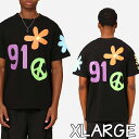 XLARGE TVc GNXg[W Flower And Peace T-Shirt  S gbvX COf Xg[g Y jZbNX Ki[ߗ]00582