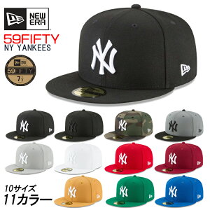 ニューエラ NEW ERA キャップ 59FIFTY ニューヨークヤンキース NY 帽子 11色 NEW YORK YANKEES 10サイズ メンズ ユニセックス 正規品[帽子]