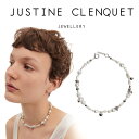 ジュスティーヌクランケ Justine Clenquet シドニー チョーカー Sidney choker ネックレス パラジウム クリスタルパール レディース...