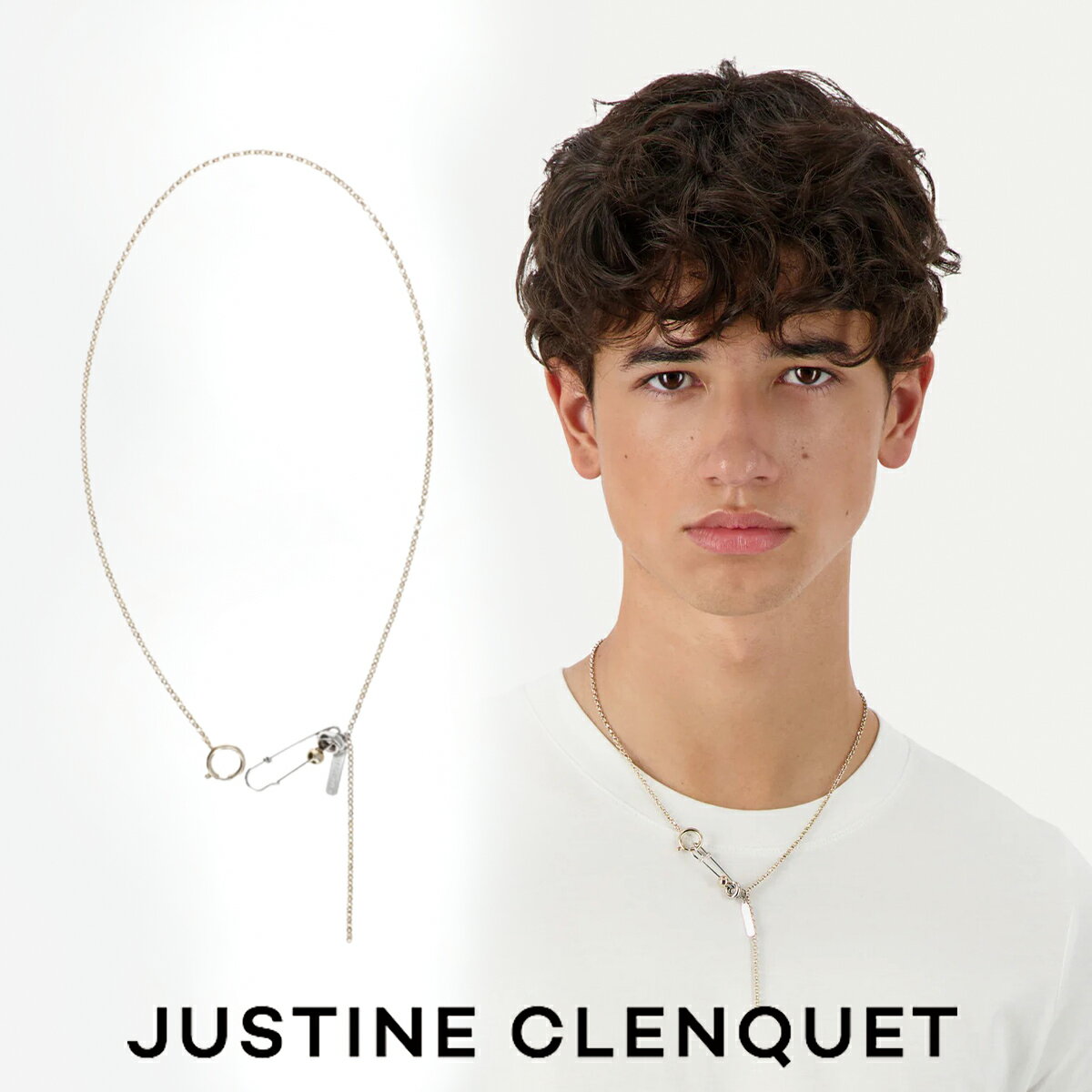 WXeB[kNP Justine Clenquet }bg lbNX matt necklace `[J[ pWE lbNX fB[X Y[ANZT[]