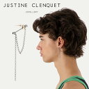 ジュスティーヌクランケ Justine Clenquet ヘレナ ピアス シングル helena earring シルバー レディース メンズ ユニセックス パラジウム アクセサリー
