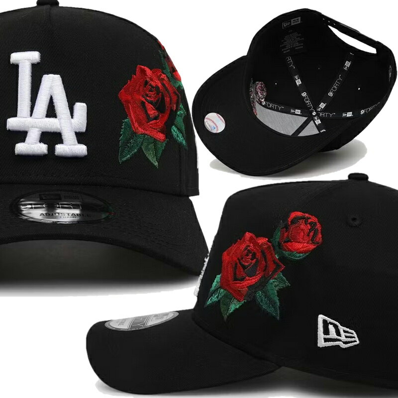 ニューエラ キャップ NEW ERA Rose Emblem バラ 刺繍 限定モデル帽子 9FORTY A-Fra...