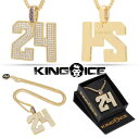 KING ICE キングアイス ネックレス チェーン BLACK MAMBA CLASSIC NUMBER 24 NECKLACE14kゴールド ホワイトゴールド 金 人気[アクセサリー]