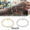 チェーンドアンドエイブル Chained & Able ブレスレット チェーン ROYAL FIGARO BRACELET ゴールド シルバー メンズ ペア プ...