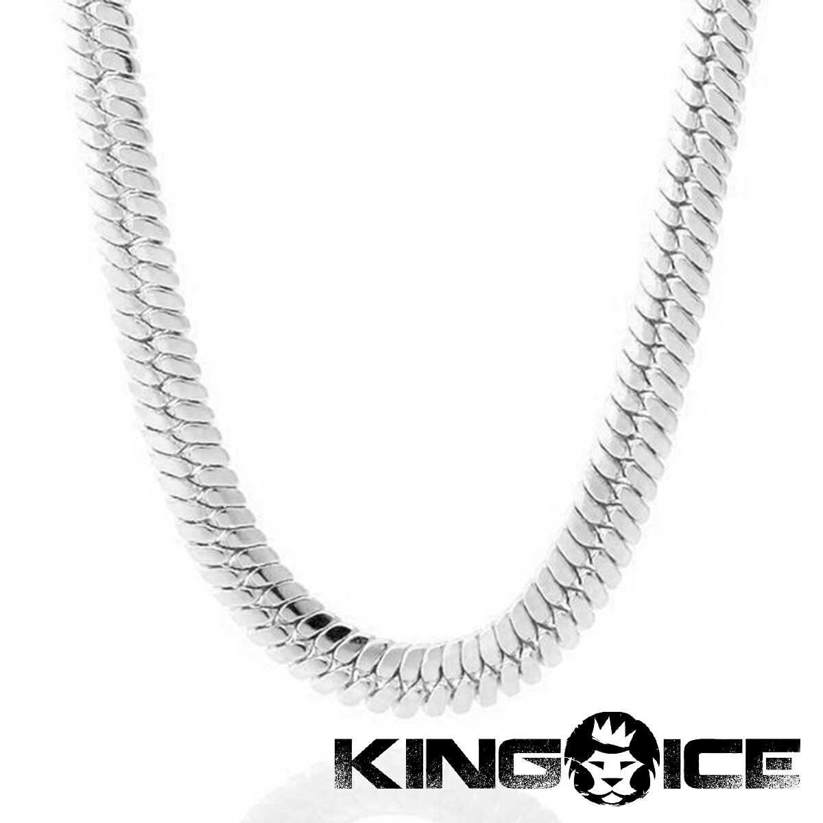 KING ICE LOACX lbNX `F[ 10MM THICK HERRINGBONE CHAIN 14kS[h zCgS[h  lC[ANZT[]