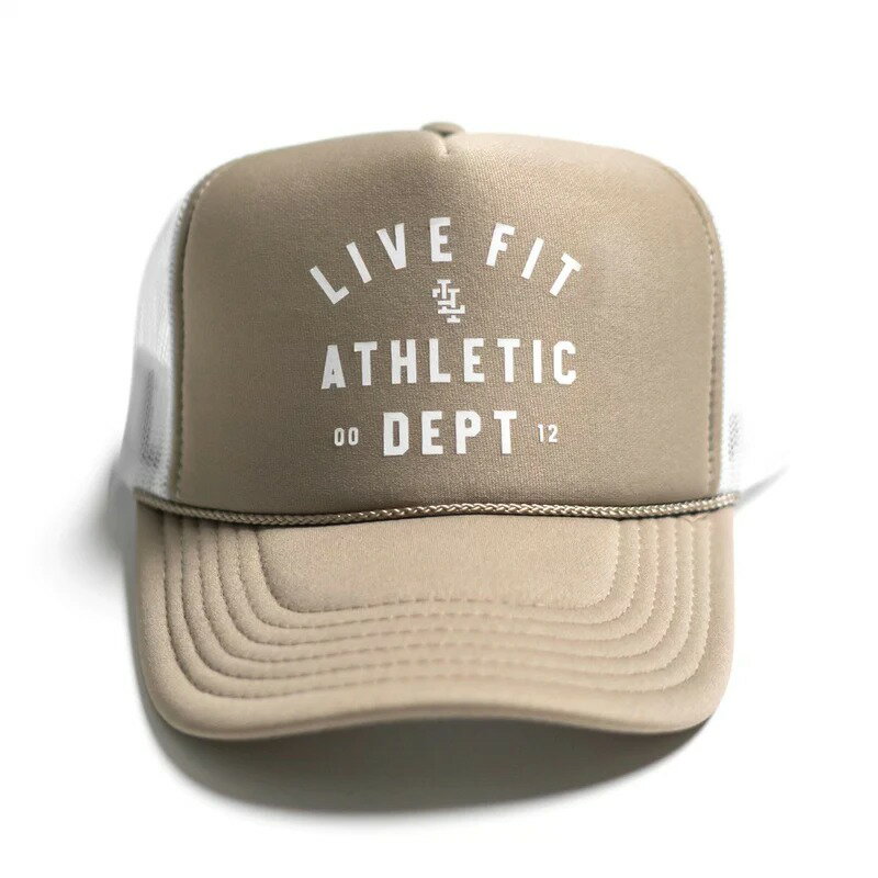 リブフィット LIVE FIT 帽子 ATHLETIC DEPT. FOAM TRUCKER キャップ ハット スナップ メンズ 筋トレ ジム フィットネス スポーツ トレーニング 正規品[帽子]