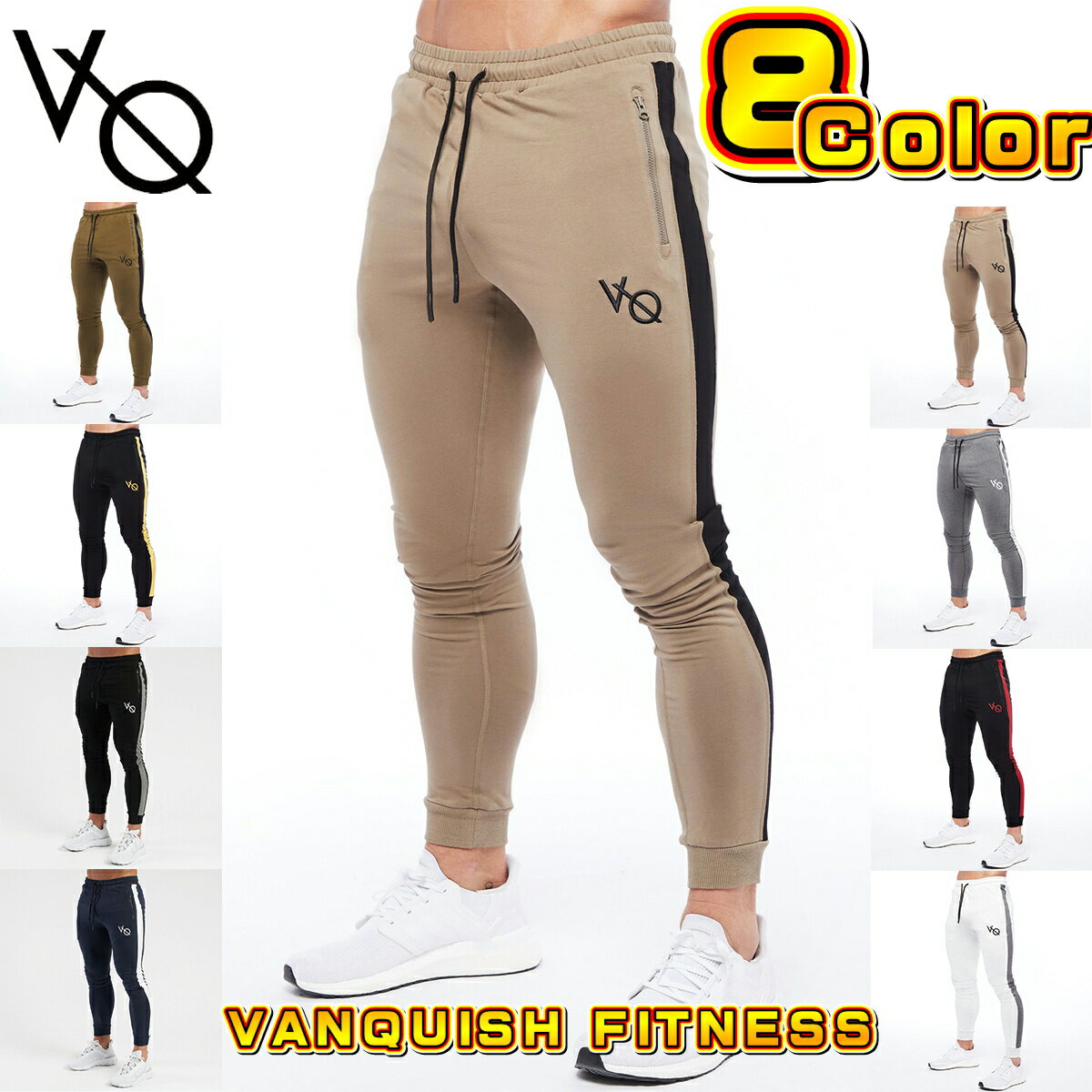 ヴァンキッシュ フィットネス 新作 VANQUISH FITNESS ECLIPSE STRIKE TAPERED SWEATPANTS テーパード スウェットパンツ ジョガー パンツ メンズ 筋トレ ジム