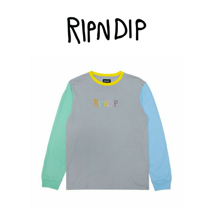 bvfBbv RIPNDIP T TVc Embroidered Logo L/S Shirt Multi }`  OX[u gbvX XP[^[ Xg[g Y fB[X Rip N Dip[ߗ]