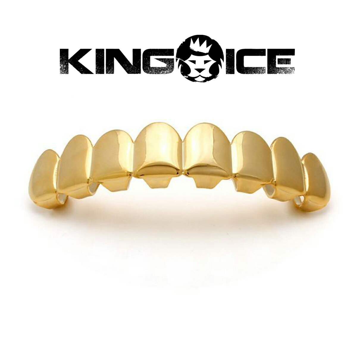 KING ICE キングアイス BYZANTINE TOP GRILLZ グリル14kゴールド ホワイトゴールド 金 人気[アクセサリー]