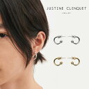 ジュスティーヌクランケ Justine Clenquet デボン スモール ピアス Devon small earrings シルバー ゴールド レディース メンズ ユニセックス パラジウム[アクセサリー] ユ00582