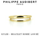 ブレスレット フィリップ オーディベール Philippe Audibert 24K KYLER BRACELET BOMB AJOUR カイラー ブレスレット ゴールド PhilippeAudibert レディース[アクセサリー]