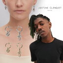 ジュスティーヌクランケ Justine Clenquet ダリア ピアス Daria earrings シルバー ゴールド レディース メンズ ユニセックス パラジウム[アクセサリー]