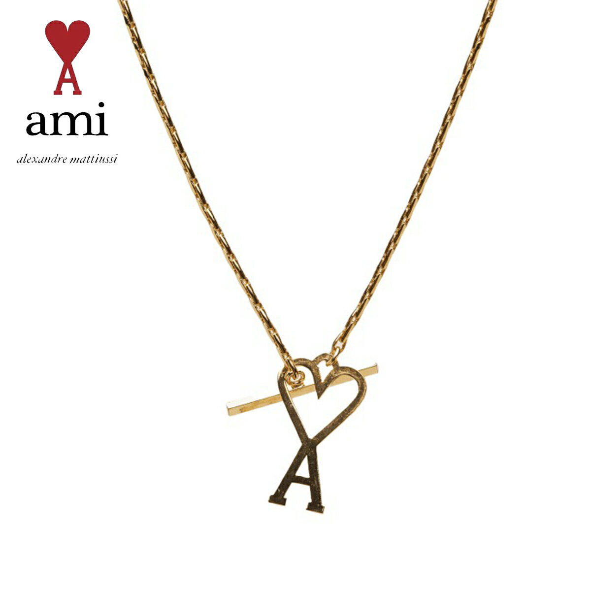 AMI Paris ネックレス アミ パリス AMI ADC CHAIN NECKLACE GOLD アクサセリー 誕生日 プレゼント ギフト 贈り物 お祝い パーティー 結婚式 二次会 人気 レディース [アクセサリー] ユ00572 1