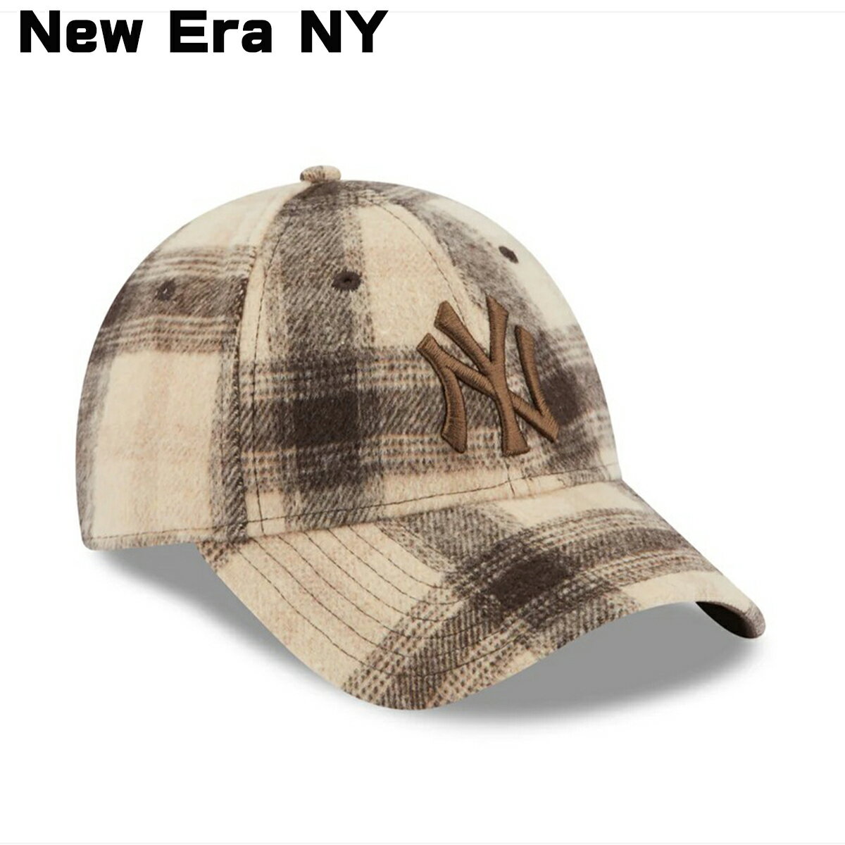 ニューエラ キャップ NEW ERA 帽子 Women’s NY tartan check in beige キャップ レディース かわいい 韓国 ストリート NY 正規品 60364294