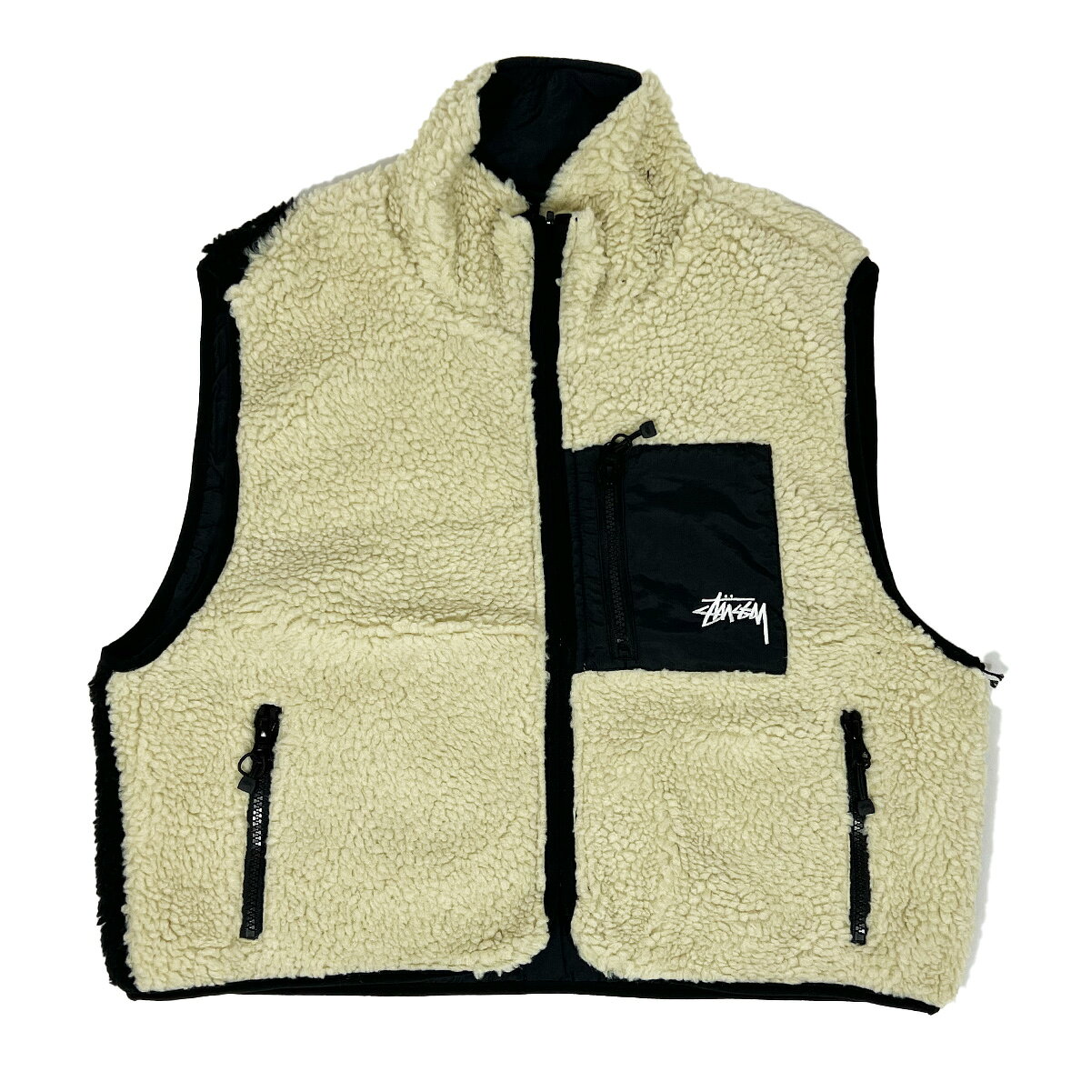 ステューシー ベスト もこもこ フリース レディース Stussy Australia Women’s 8 B...