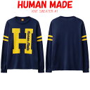 HUMAN MADE jbg q[}Ch KNIT SWEATER #1  Z[^[ XEFbg S Y fB[X jZbNX Ki[ߗ] 00572