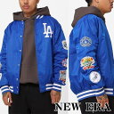 ニューエラ LA ドジャース ジャケット NEW ERA Los Angeles Dodgers Nylon Varsity Jacket スタジャン メンズ ...