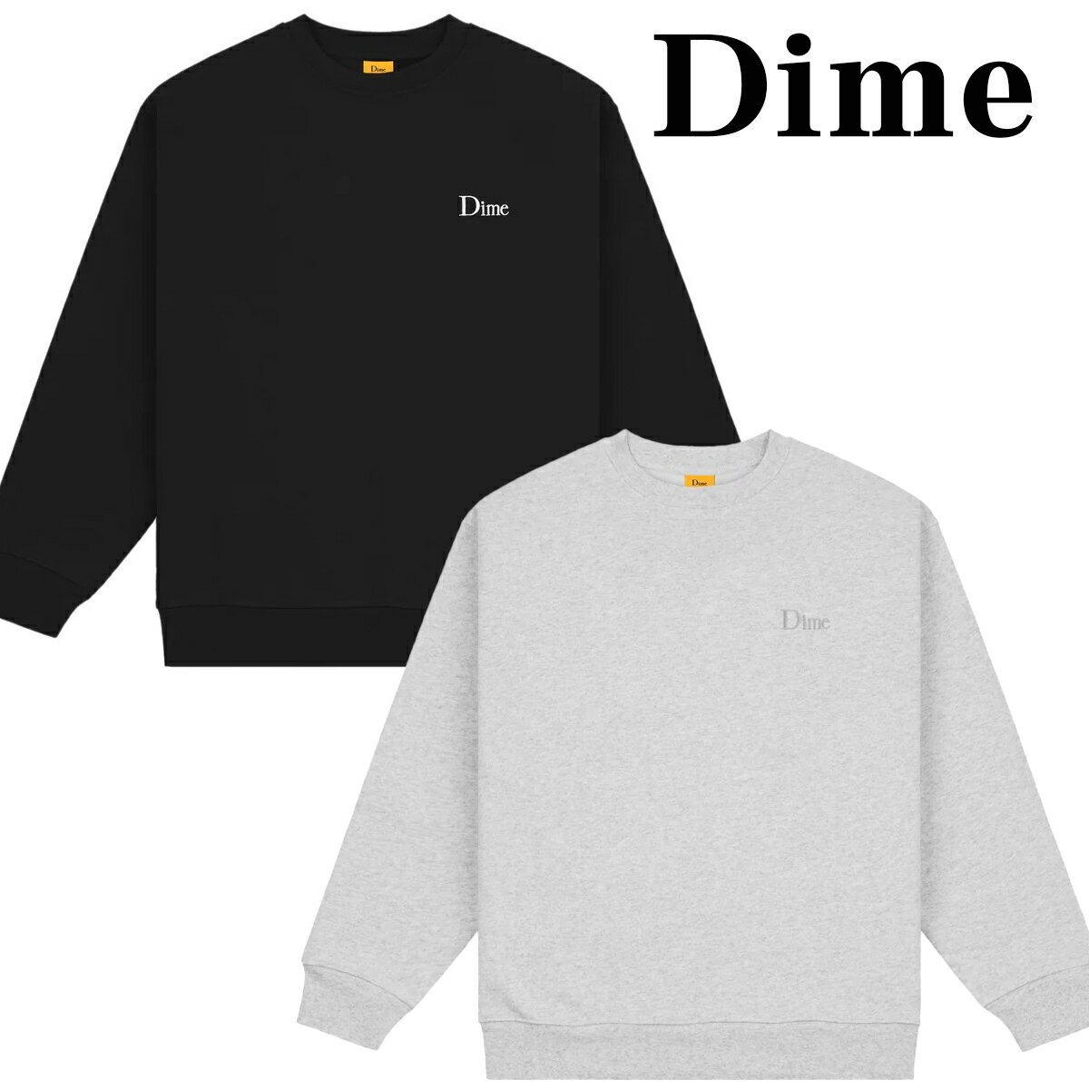 Dime g[i[ _C XEFbg CLASSIC SMALL LOGO CREWNECK vI[o[ gbvX Y Ki[ߗ] 00572