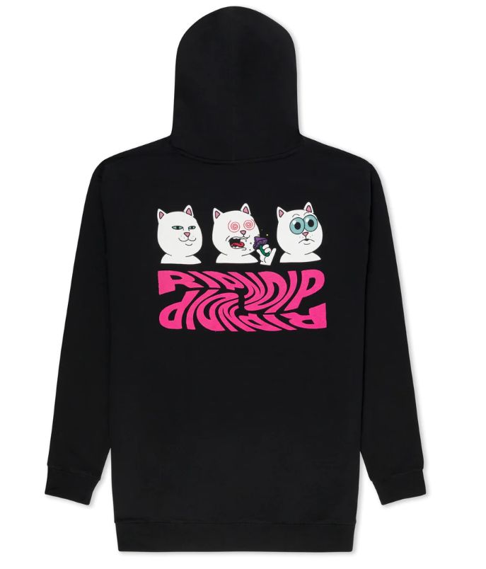 リップンディップ パーカー RIPNDIP SHROOM DIET HOODIE トップス スウェット プルオーバー ネコ 猫 スケーター ストリート メンズ ユニセックス Rip N Dip RNDHOL23154 [衣類] ユ00572