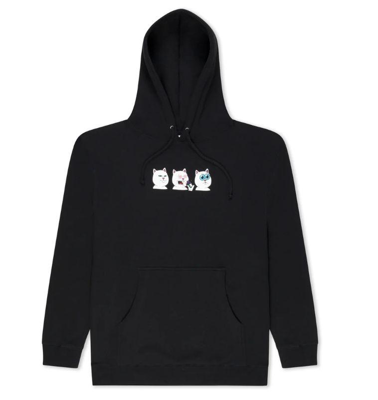リップンディップ パーカー RIPNDIP SHROOM DIET HOODIE トップス スウェット プルオーバー ネコ 猫 スケーター ストリート メンズ ユニセックス Rip N Dip RNDHOL23154 [衣類] ユ00572