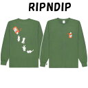 リップンディップ Tシャツ RIPNDIP 長袖 ロンT NERMAL PILLS LONG SLEEVE スケーター ストリート メンズ レディース ユニセックス Rip N Dip RNDHOL23159 ユ00582 衣類