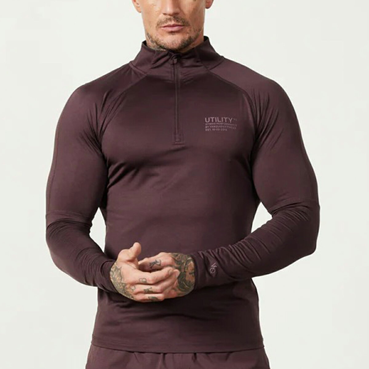 ヴァンキッシュ ロンT VANQUISH FITNESS 長袖 ハーフジップ ロングスリーブ Tシャツ オーバーサイズ VANQUISH UTILITY BLACK 1/4 ZIP TRAINING TOP メンズ 筋トレ ジム ウエア スポーツ 正規品[衣類]ユ00582 import-ss-shop-10041814 WILLS サンプル画像3
