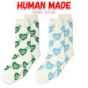 HUMAN MADE 靴下 ヒューマンメイド HEART SOCKS ソックス パイルソックス ロゴ アクセサリー ハート ロゴ メンズ レディース ユニセックス 正規品 衣類 ユ00582