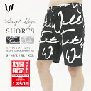【期間限定・割引実施中】ハーフパンツ メンズ WILLS FITNESS ウィルズ フィットネス Script Shorts ショートパンツ オールプリント ス...