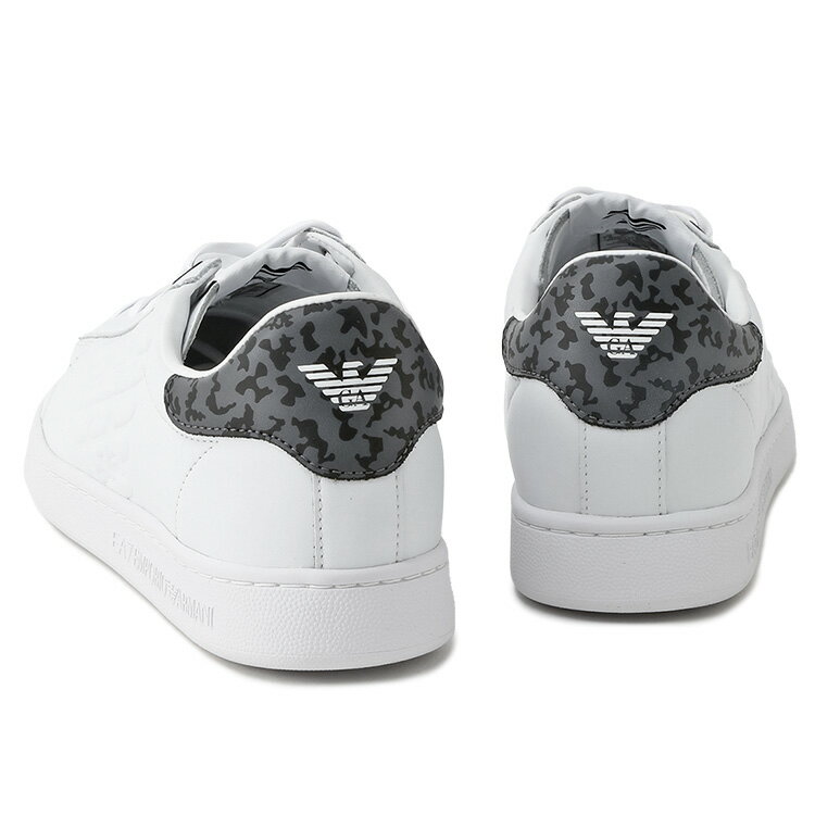 エンポリオ アルマーニ EMPORIO ARMANI EA7 Classic CC エンボスレザー スニーカー...