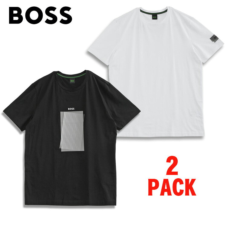 ヒューゴボス BOSS グラフィック プリントTシャツ 2枚セット 50555845-960_OPEN_MISCELLANEOUS