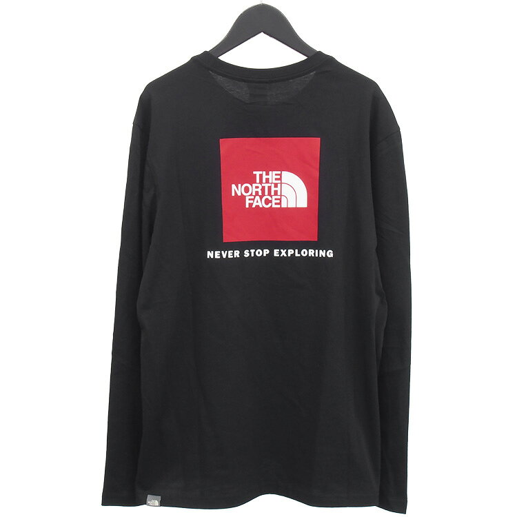 ザノースフェイス THE NORTH FACE レッドボックス ロンT 長袖 Tシャツ バックプリント NF0A493L L/S RED BOX TEE-JK3 TNF BLACK【SpringSale】