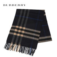 バーバリー BURBERRY カシミヤ マフラー 8022346-A7806 INDIGO/MID CAMEL インディゴ／ミッドキャメル【ギフト雑貨】