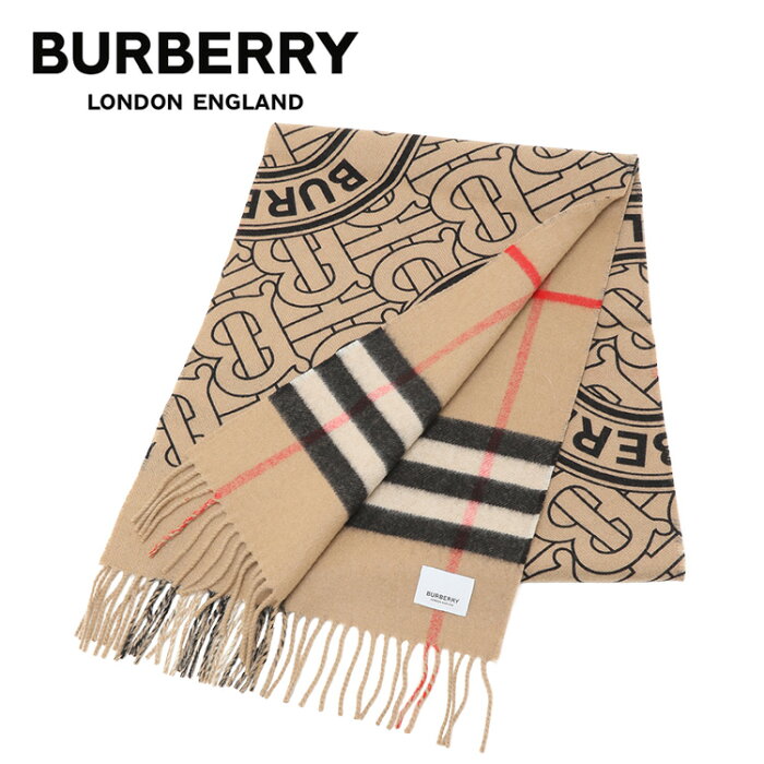 バーバリー BURBERRY ダブルフェイス カシミヤ マフラー made in ITALY 8045238-A7026 ARCHIVE BEIGE