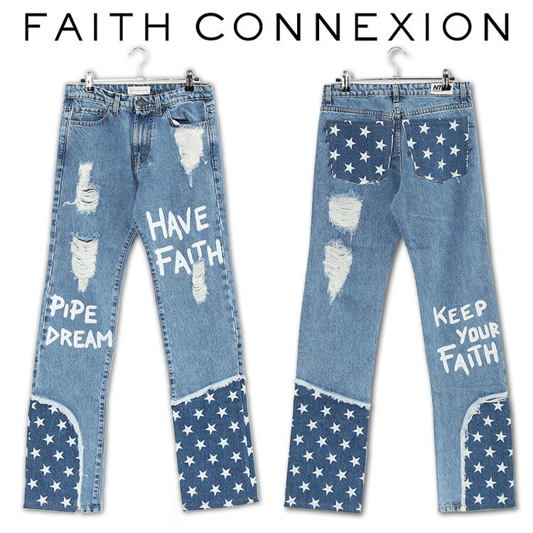 フェイスコネクション FAITH CONNEXION ストレート レッグ ジーンズ X5501DNTM08-INDIGO