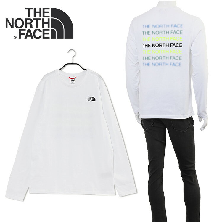 【ポイント5倍】【送料無料】ザ ノースフェイス THE NORTH FACE Tシャツ 長袖 ロンT バックプリント NF0A5IH2 M L/S GRAPHIC TEE-FN4 TNF WHITE【サマーセール】