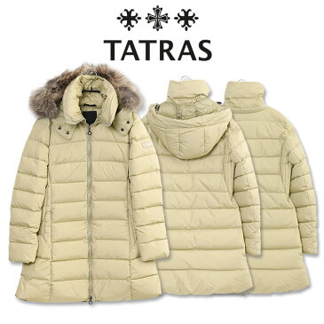 【ポイント5倍】【送料無料】タトラス TATRAS サルマ ダウンコート ラクーンファー LTAT21A4794-D 27-BEIGE【新作】