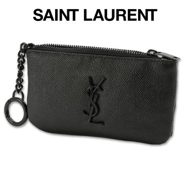 【ポイント5倍】【送料無料】SAINT LAURENT サンローラン YSL モノグラム カラビナ キーポーチ 485632-1HA0U-1000【ギフト雑貨】【サマーセール】