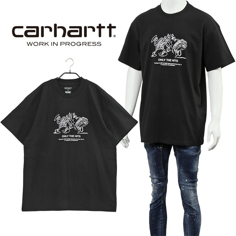 楽天IMPORTBRAND　JPカーハート ダブリューアイピー Carhartt WIP レリヴァント・パーティーズ VOL.2 Tシャツ ルーズフィット I030590-0D2XX ブラック【SALE】