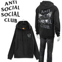 【送料無料】ANTI SOCIAL SOCIAL CLUB ヒドゥン スカイ パーカー HIDDEN SKY-BLACK【SALE】