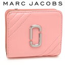 マーク ジェイコブス ミニ財布 レディース マークジェイコブス MARC JACOBS 二つ折り ミニ財布 ザ グラム ショット ミニ コンパクトウォレット S131L01FA21-671 QUARTZ PINK【ギフト雑貨】