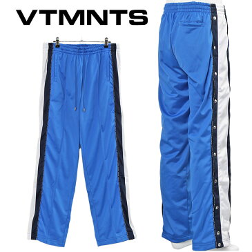 ブイティーエムエヌティーエス VTMNTS ワイド ジャージ パンツ VL12PA220X-5504-BLUE【サマーセール】