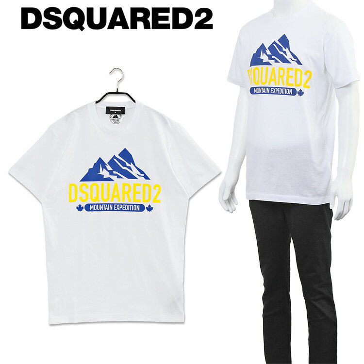 ディースクエアード DSQUARED2 エクスペディション Tシャツ EXPEDITION COOL T-SHIRT S71GD1220-S23009-100【新作】【SALE】