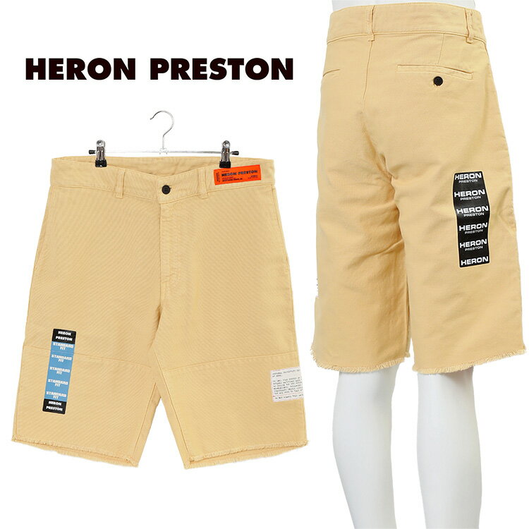 ヘロンプレストン HERON PRESTON カットオフ ハーフパンツ HERON CHINO RAW EDGE SHORTS HMCB009S22FAB002-6147【新作】