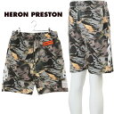 ブランドヘロンプレストン HERON PRESTON 商品番号HMCI007S22JER002 素材コットン100% カラー5901 仕様ゴム＋ドローコード、ポケット×3 生産国PORUTGAL 付属品商品タグ ◆ヘロンプレストン HERON PRESTON◆創設者であるHeron Preston（へロン・プレストン）は、アーティストやDJなどとして幅広い分野で活躍しています。2007年に自身の名を冠したブランドを立ち上げ、今ではストリートウェアシーンを象徴する存在となっています。 サイズ(cm)平置内周股上股下渡幅裾幅 S388134.52034.529 M408534.52235.529.5 L------ XL449237233832.5 !!　Attention　!! サイズがご不安な方は事前にお問い合わせ下さい。◆ヘロンプレストン HERON PRESTON◆ハーフパンツ SWEATSHORTS CAMO FLAMINGHMCI007S22JER002 5901